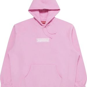 Pink Supreme Bog Logo Hoodie